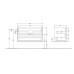 Villeroy & Boch Vivia Wall-Hung Vanity Unit – Gloss White Finish (1000mm)